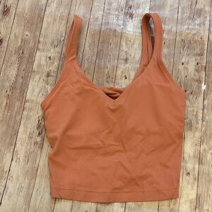 Lululemon Women's Rust longline Tank Top